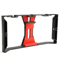 Smartphone Video Stabilizer Rig for Live Streaming and Recording (Black)