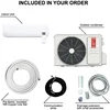 OLMO Alpic 9,000 BTU, 110/120V Ductless Mini Split AC/Heating System With Heat Pump Including 16ft Installation Kit… 4