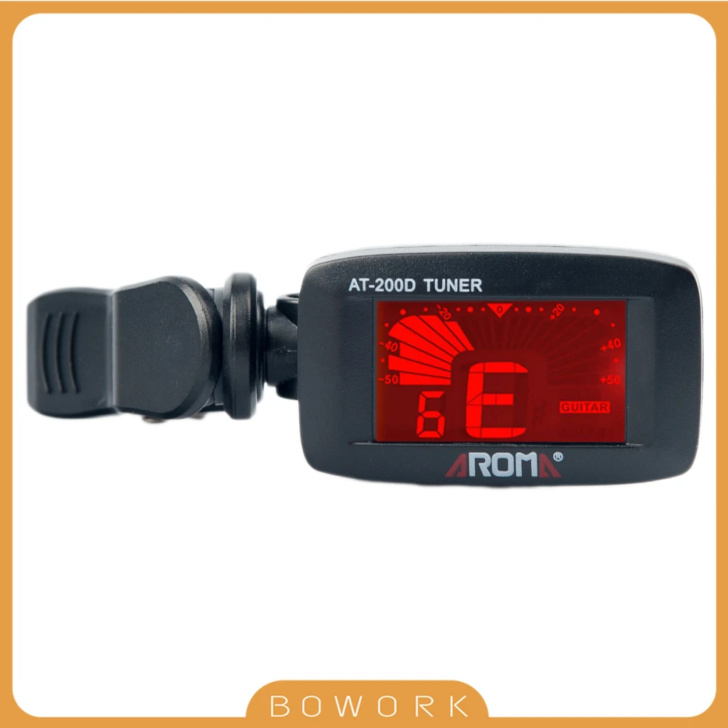 Clip On Digital Guitar Tuner Portable Universal LCD Tuner