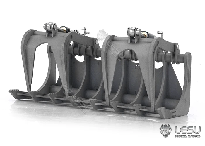 LESU 1/14 AOUE LT5 Hydraulischer Kompaktlader mit Metall-Hydraulikgreifer Modellspielzeug-Anbaugerät – Detail 3