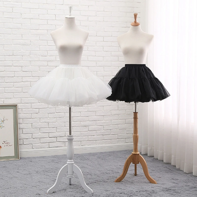 Petticoat Skirt Underskirt for Women Lolita Cosplay Vintage Party