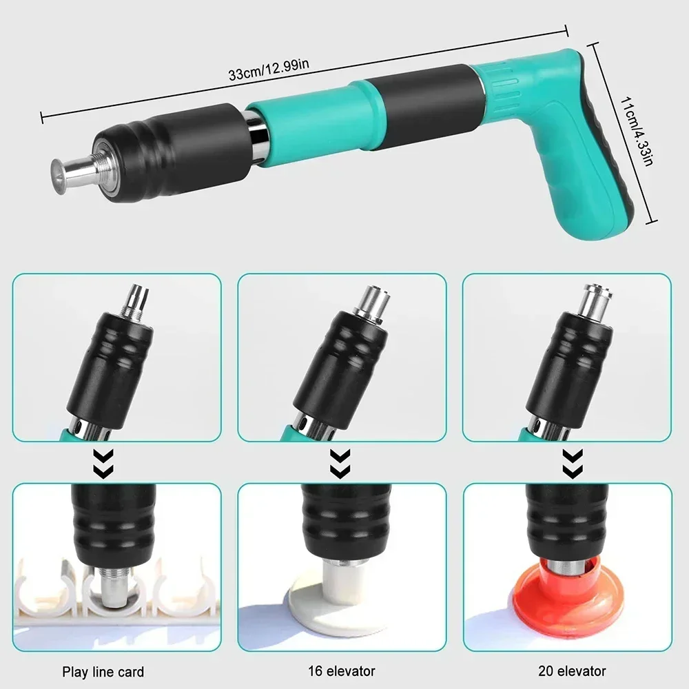 Mini Steel Nail Gun Manual Rivet Gun Concrete Wall Ceiling Wall Anchor Wire Slotting Device Home Wall Fastener Tools 6