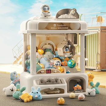 2024 New Home Doll Grabbing Machine Large Children's Toy Clip Doll Small Twisted Egg Girl Holiday Gift