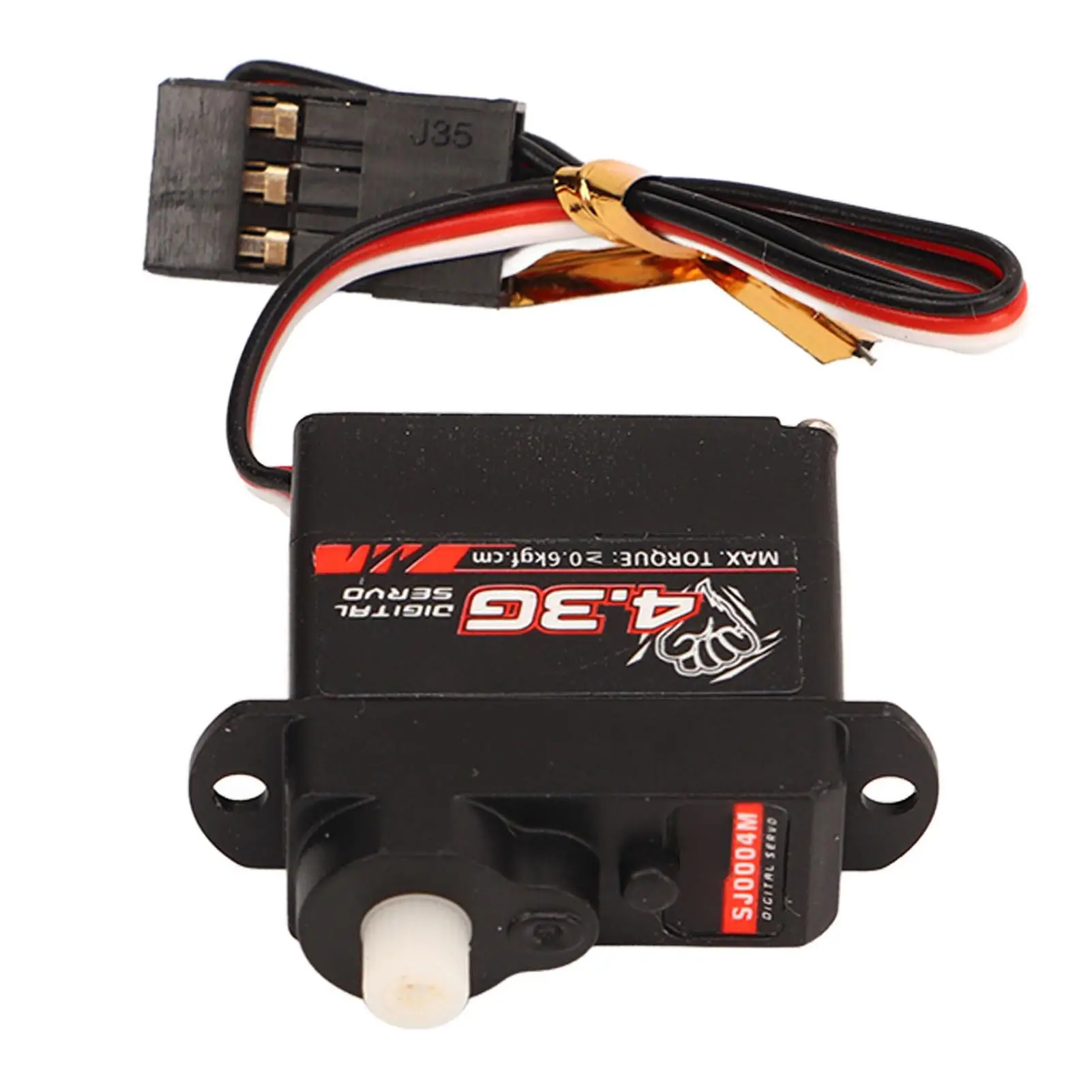 High Precision Low Noise RC Digital Servo Motor 4.8-6V for fixed Wing Aircraft-Black DC Control