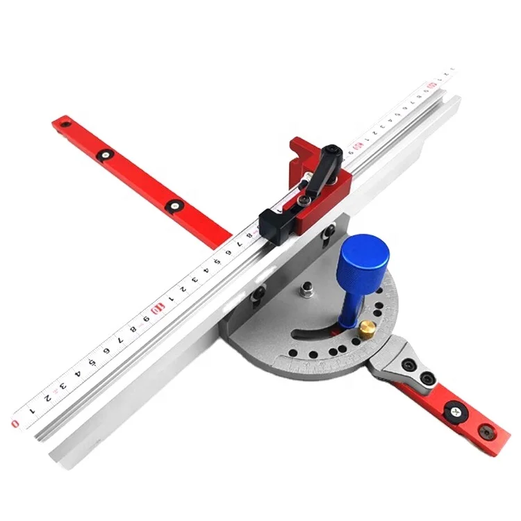 

Woodworking Router Tool Precision Table Saw Miter Gauge with Aluminum Miter Fence