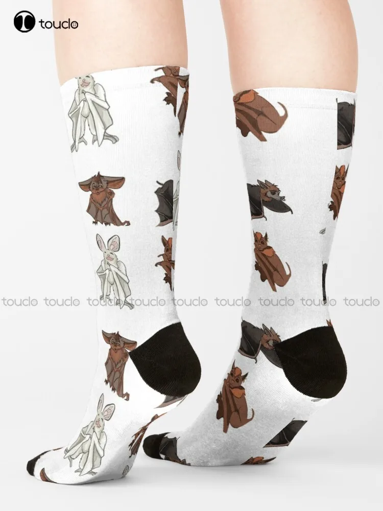 

All Da Bats! Socks Women Socks Personalized Custom 360° Digital Print Gift Harajuku Unisex Adult Teen Youth Socks Colorful Retro