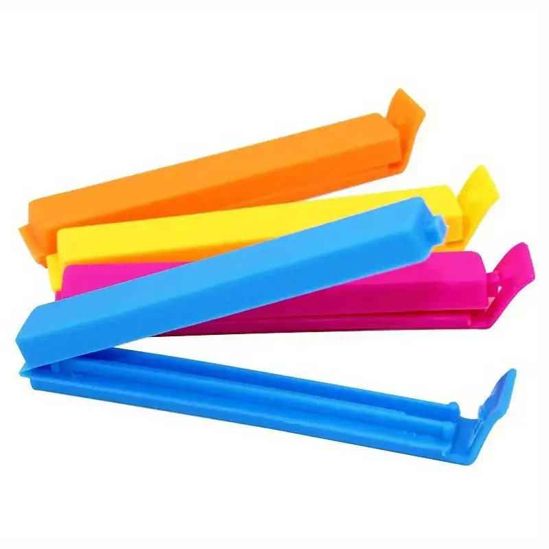 Bread Bag Clips Kitchen Bag Clips Sealing Clips Storage Bag Clips Bag Clips 10/20Pcs Portable New Kitchen Storage Food Snack Seal Sealing Bag Clips Sealer Clamp Plastic Tool Kitchen Accessories