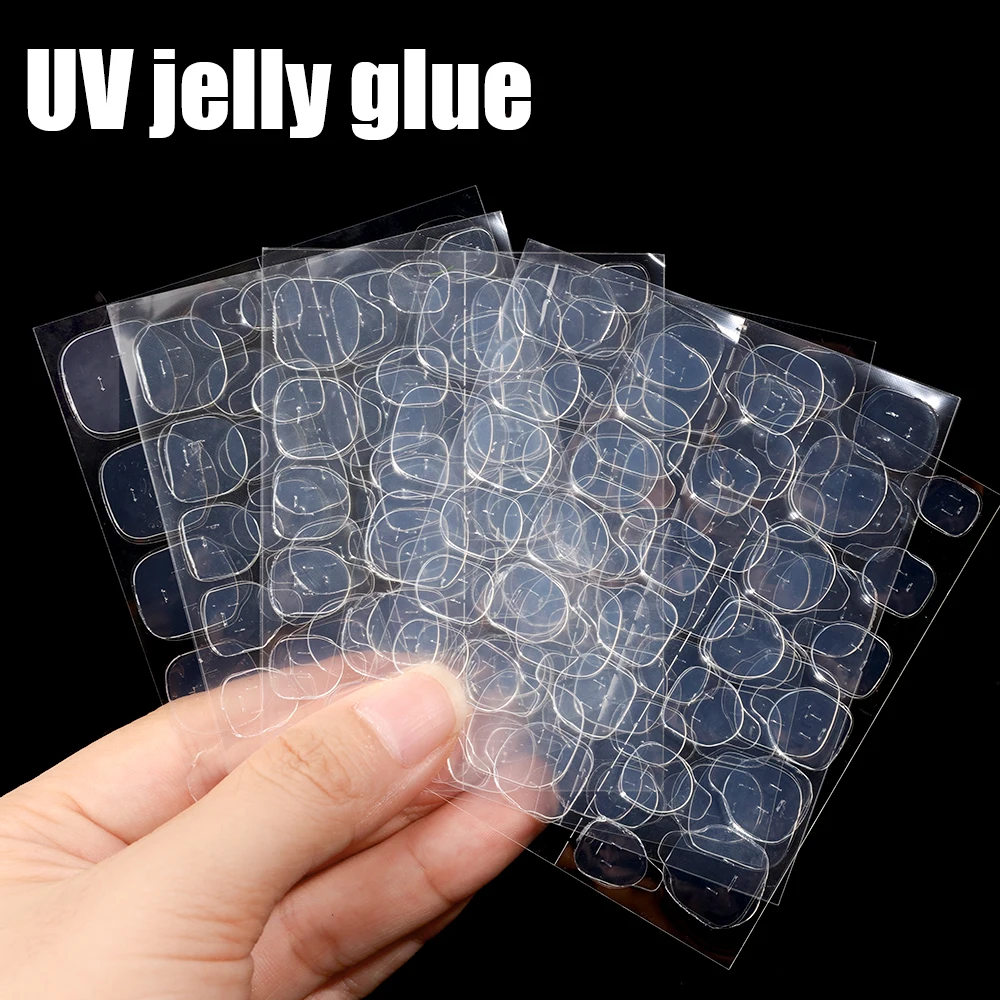 Clear Nail Tape Glue Self Adhesive Double Sided Waterproof DIY Nail Art