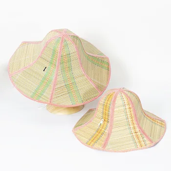 패션 여름 태양 모자 접이식 낚시 모자 농업 선 스크린 양산 크기 농촌 어부 모자