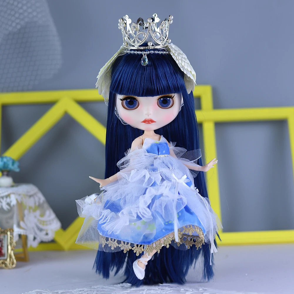 Blue Hair Blyth BJD Doll 3