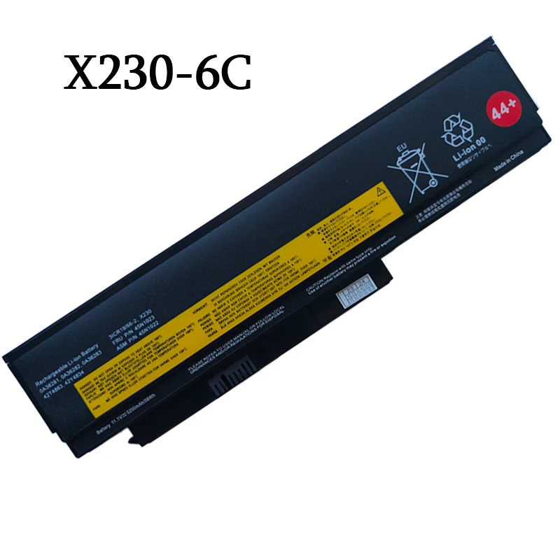 Bateria do Portátil para Lenovo Thinkpad Cell Lithium Ion Battery 44 ++ 94wh Extended Life System para X220 X230 Novo X230 - Imagem 5