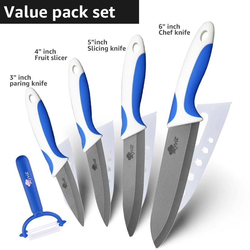 Blue White Handle