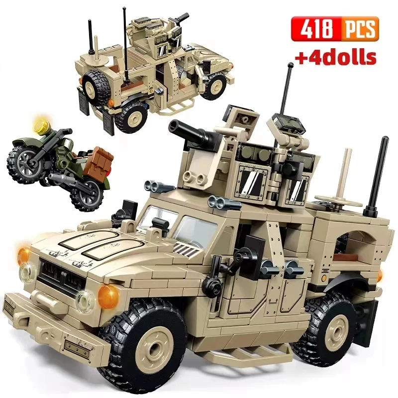 Véhicule à humvee militaire LEGO Tan personnalisé Cote dIvoire