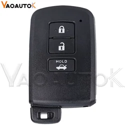 Smart Key Shell Case with Insert Key Remote Housing Cover (3 Buttons shell)