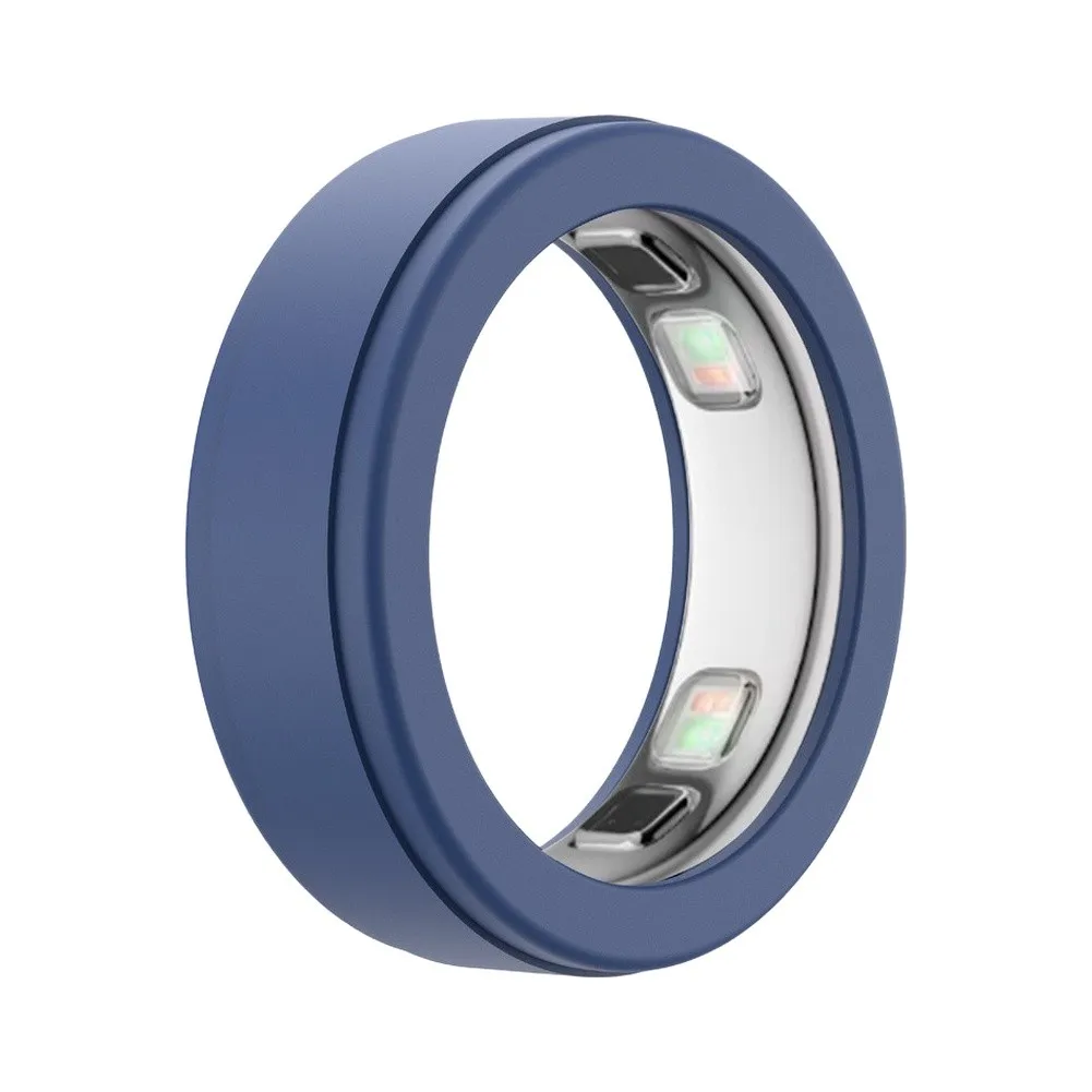 Custodia in silicone per Oura Ring5, colore solido, antigraffio, elastica, protettiva, per protezione quotidiana, accessori di ricambio per smart ring - immagine 6