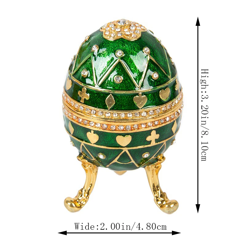 Qifu Nuovo Arriva Russia Faberge Egg Decorazione Della Casa Del Regalo