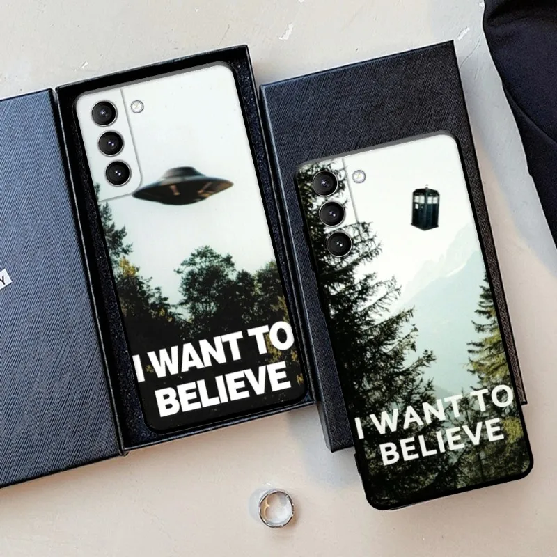The X Files I Want To Believe Custodia Per Telefono Per Samsung Galaxy S22 23 21 S20 Fe Ultra S10 S9 S8 Plus S10E Note 20Ultra 10Plus Cover