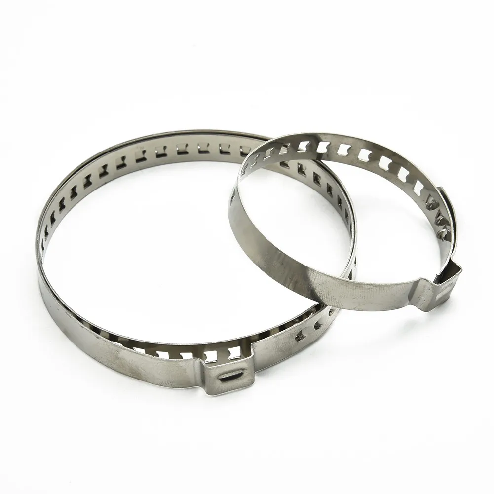 

10X Universal Stainless-Steel Clamp Clips For Driveshaft CV Joints Boot Kit Accessories For Vehicles
