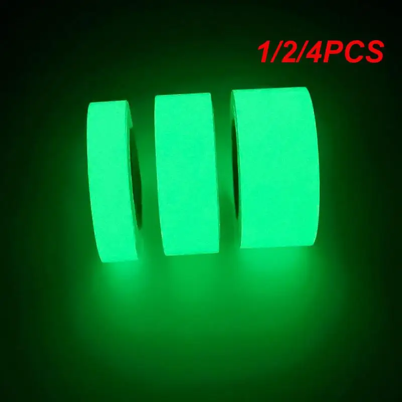 

1/2/4PCS Luminous Tape Fluorescent Stickers Safety Warning Tapes Exit Fire Passage Stage Self-adhesive Wall Sticker for Home