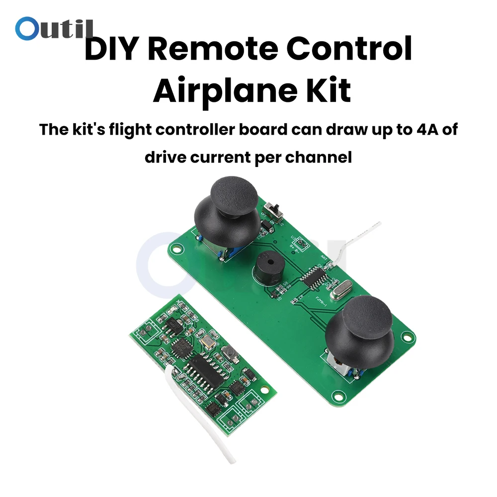 Kit Carte Contrôle Vol RC 4A DIY Avion Télécommandé 100m