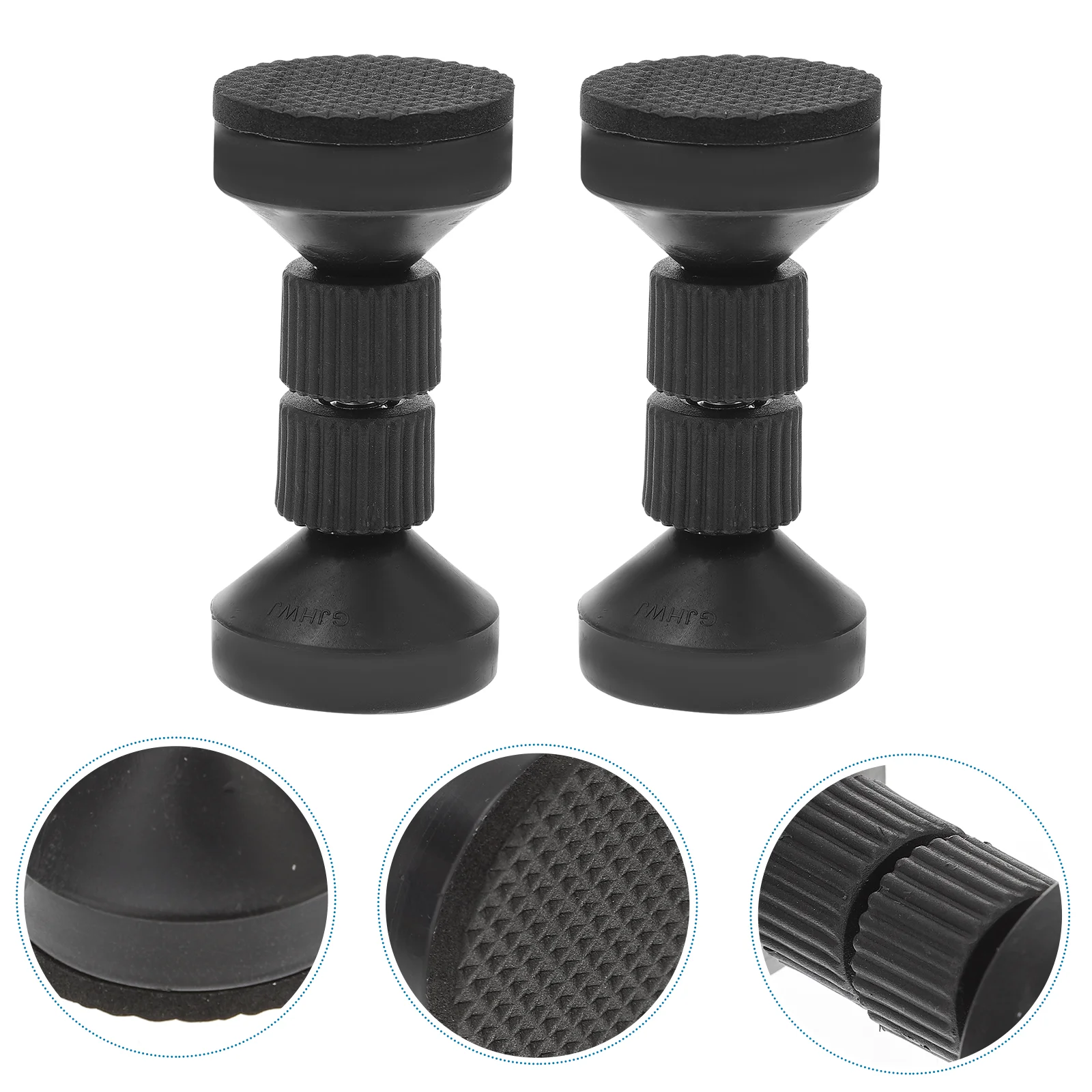

4 Pcs Furniture Fall Preventer Bed Stoppers Headboards Adjustable for Support Plastic Frame Anti-shake Tool