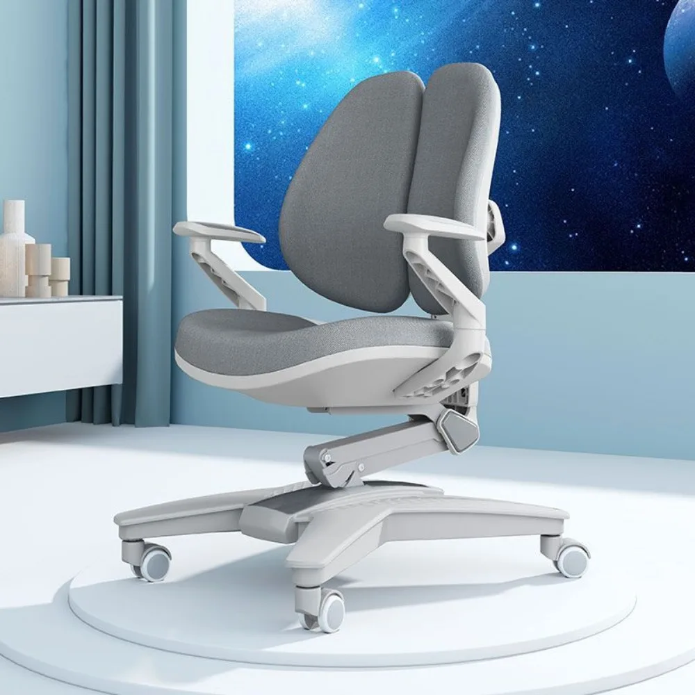 Children's study chair can be lifted and adjusted to correct sitting posture. Books, tables and chairs are luxurious. small stools small benches children s plastic chairs changing shoes stools stepping stools at the door