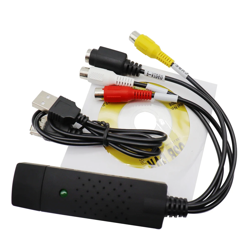 Usb 2.0 Capture 4 Canali Video Tv Dvd Vhs Scheda Adattatore Di Acquisizione Audio Tv Video Dvr