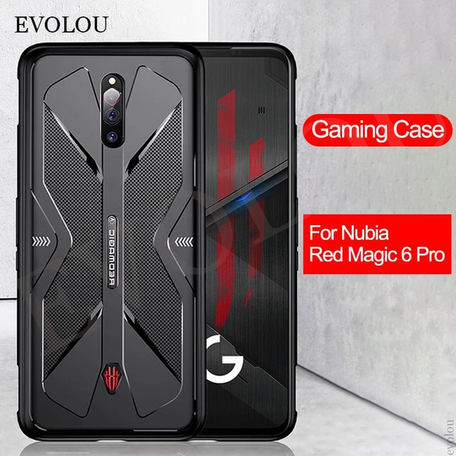 For Nubia Red Magic 9 Pro Case Luxury Armor Gaming TPU Soft Silicone Back  Cover For