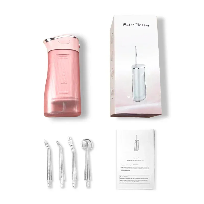 전문 4 가지 모드 구강 세정기 휴대용 무선 200ml 구강 청소용 소형 치과 용 물 Flosser