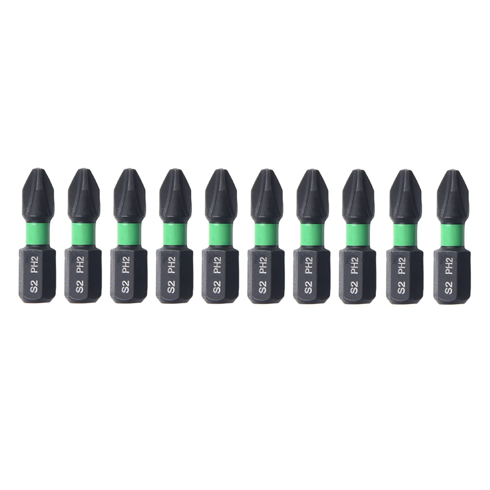 10pcs 25mm Screwdriver Bit Set Magnetic Batch Head Cross Non-slip Screwdriver Set For Electrical Tools Screwdriver