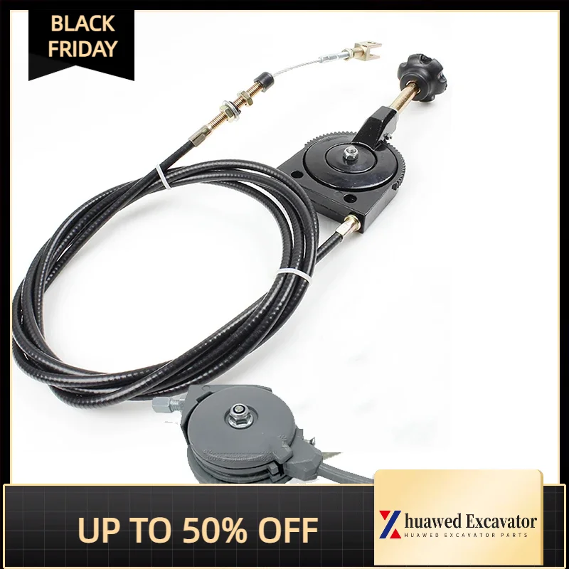 

Auto Parts Bold Hand Throttle Controller Cable Sprinkler Diesel Truck Excavator Modification Custom Manual Throttle Cable Parts