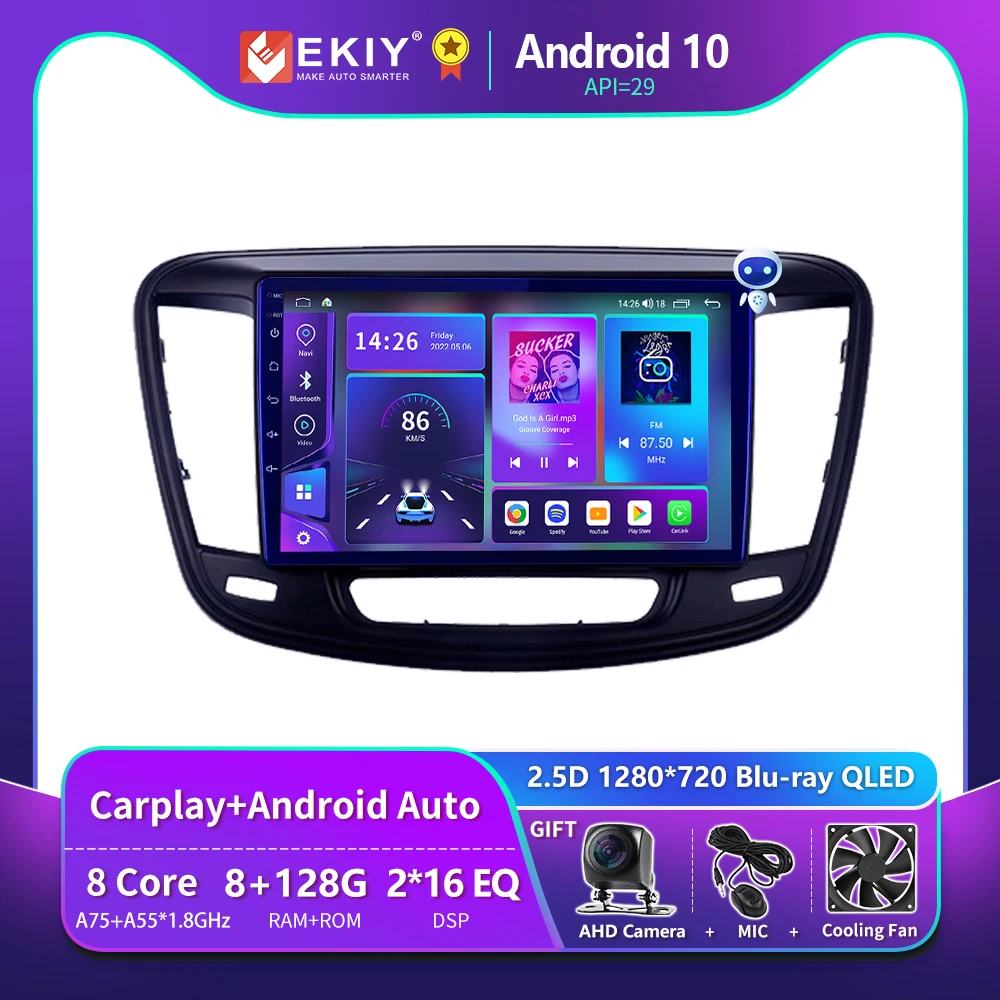 

EKIY T900 для Chrysler 200 200C 200S 2015 2016 2017 2018 2019 Carplay Android стерео автомобильное радио мультимедийный плеер навигация GPS