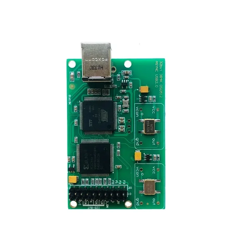 Nvarcher Upgrade Crystal Italy Amanero USB IIS Digital Interface Supports DSD512 32bits/384khz For AK4497 ES9038 DAC Board