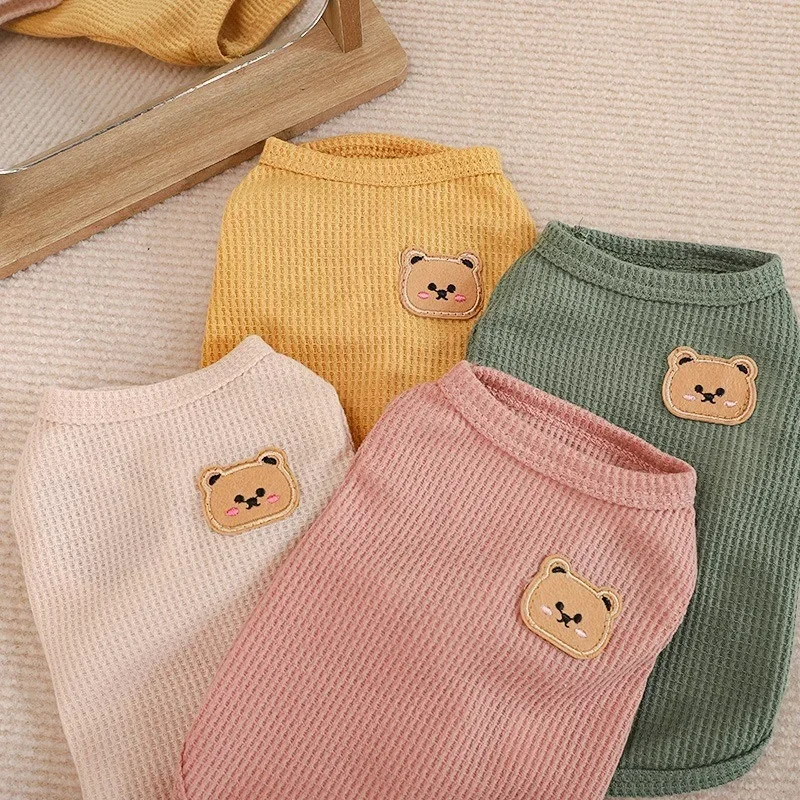 Dog Clothes Summer Cool Breathable Vest T-shirt Costume For Puppy Outdoor Pets