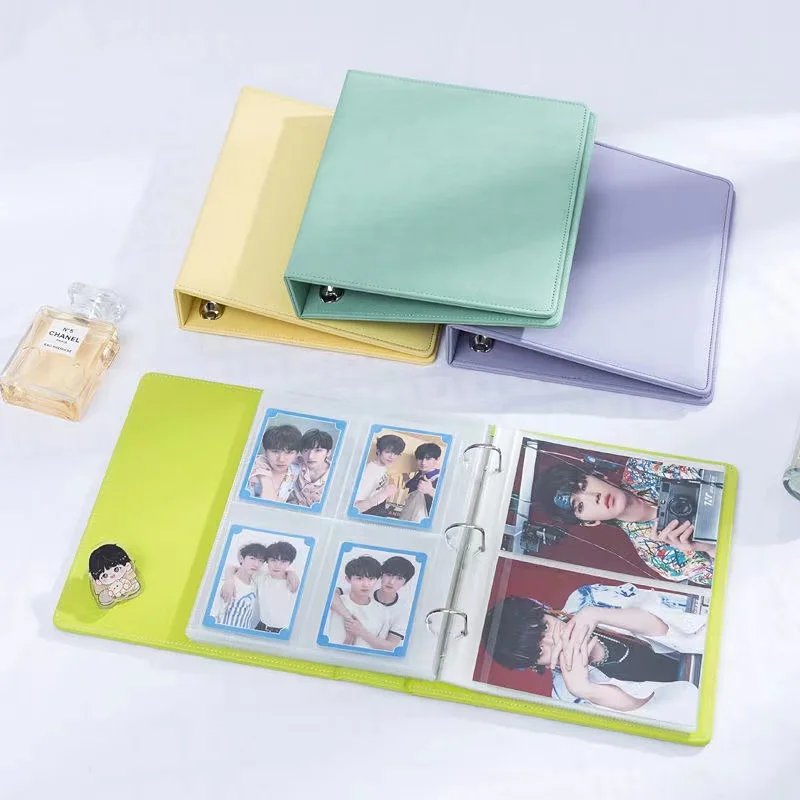 10 Sheet Kpop Photocard Binder Pocket Sleeves PVC Free Double Sided A5  Photo Album Refill Pages Transparent Postcard Sleeves 4x6 - AliExpress
