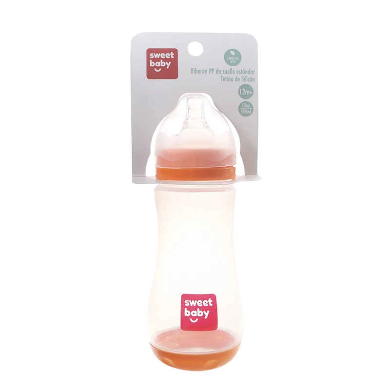 150/260/350ml Baby Bottle with Infant Wide-Caliber Baby Feeding Bottles Silicone Nipple Milk Water Drinking Bottles for Kid