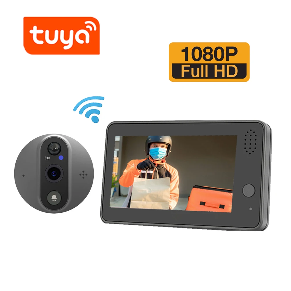 tuya-smart-wifi-video-campainha-peephole-1080p-visualizador-de-porta-sem-fio-camera-intercomunicador-43-tela-registro-de-movimento