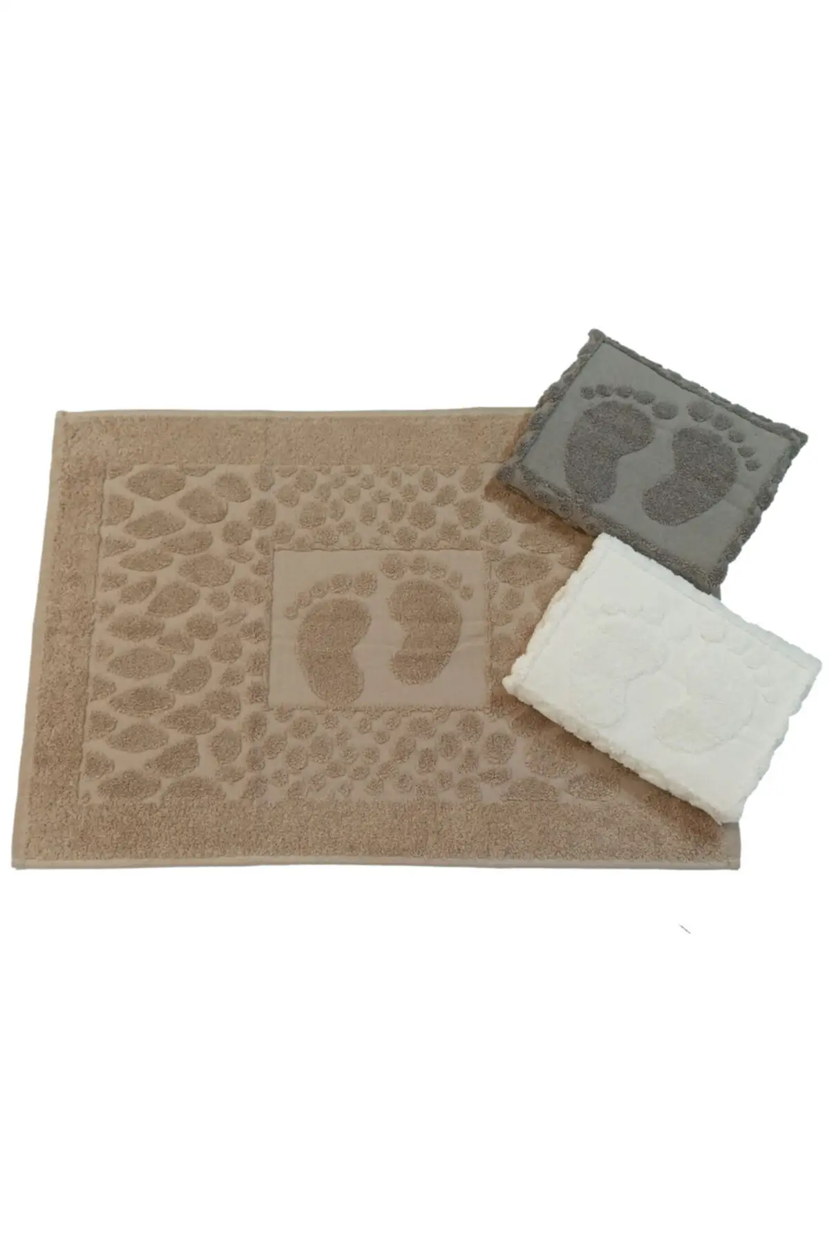 Foot Towel 50x70cm 100 Cotton Foot Towel Set of 3 Pebble Pattern TerryTowel Sets AliExpress