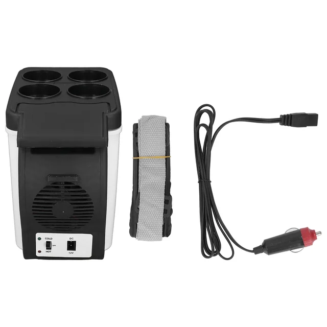 Réfrigérateur Portable 12V pour voiture, 37W, 6l, boîte à médicaments Portable à faible bruit, cosmétique, réfrigérateur Portable pour aliments 1