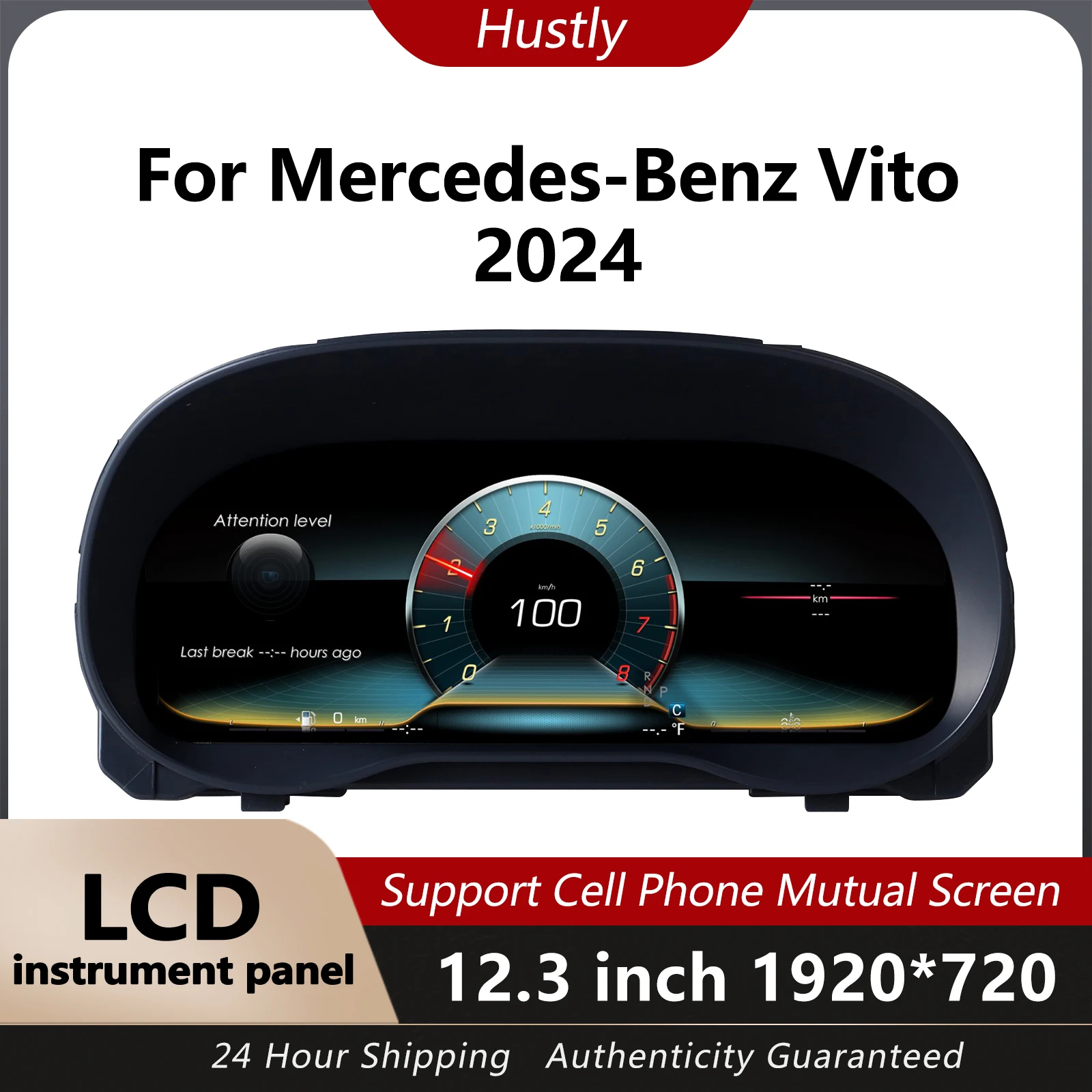 Panel de Instrumentos Digital para Mercedes-Benz Vito 2024 / CarPlay Inalámbrico 2