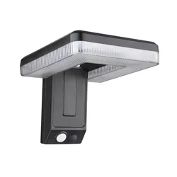 Solar Wall Light with Foldable Head & Remote Sensing, Waterproof & Efficient Solar Panel (White Light 1PC)