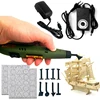 18W Mini Sanding Machine Model Polishing Machine DIY Model Mold Slot Electric Grinding Tool Speed Control Grinding Machine 2