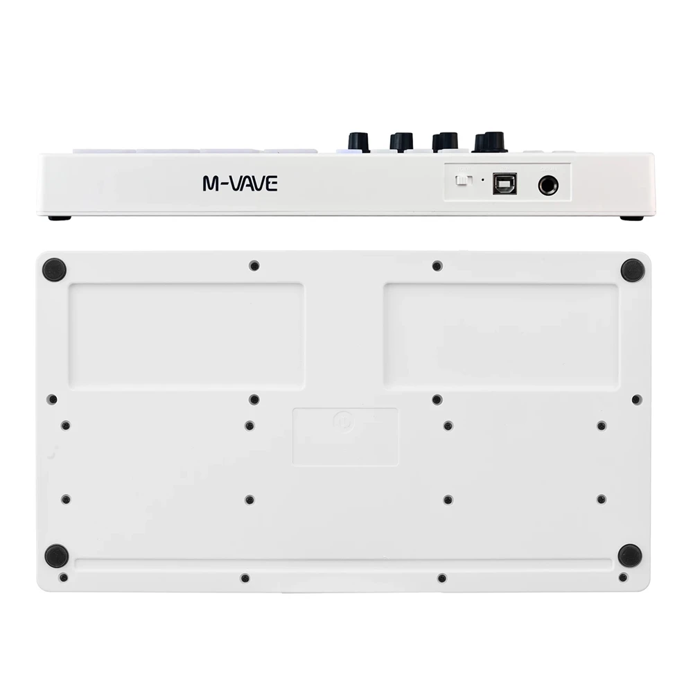 M-VAVE 25-Key MIDI Control Keyboard Mini Portable USB Keyboard With 8 RGB Backlit Pads 8 Knobs 25 Velocity Sensitive Keys