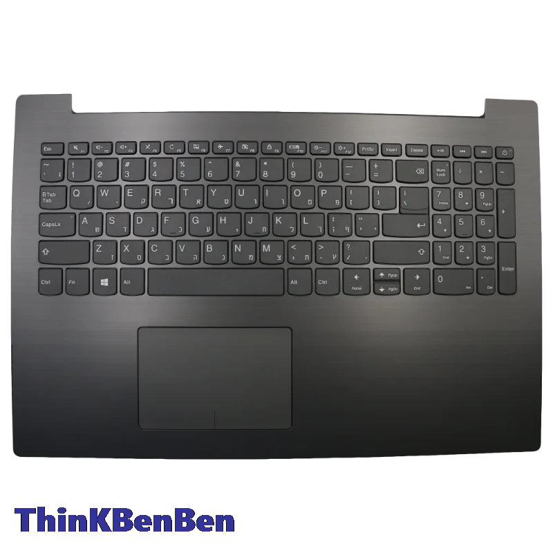 

Клавиатура HB Иврит (ил Израиль), верхний корпус, Упор для рук, чехол для Lenovo ideapad 320 15 ISK IKB IAP ABR AST 5CB0N86487