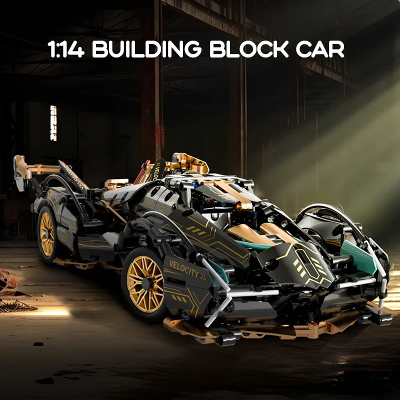 ToylinX Store 1:14 Building Block Car Cool Technology Design Optional Power Group Birthday Christmas Gift for Friends or Kids 4