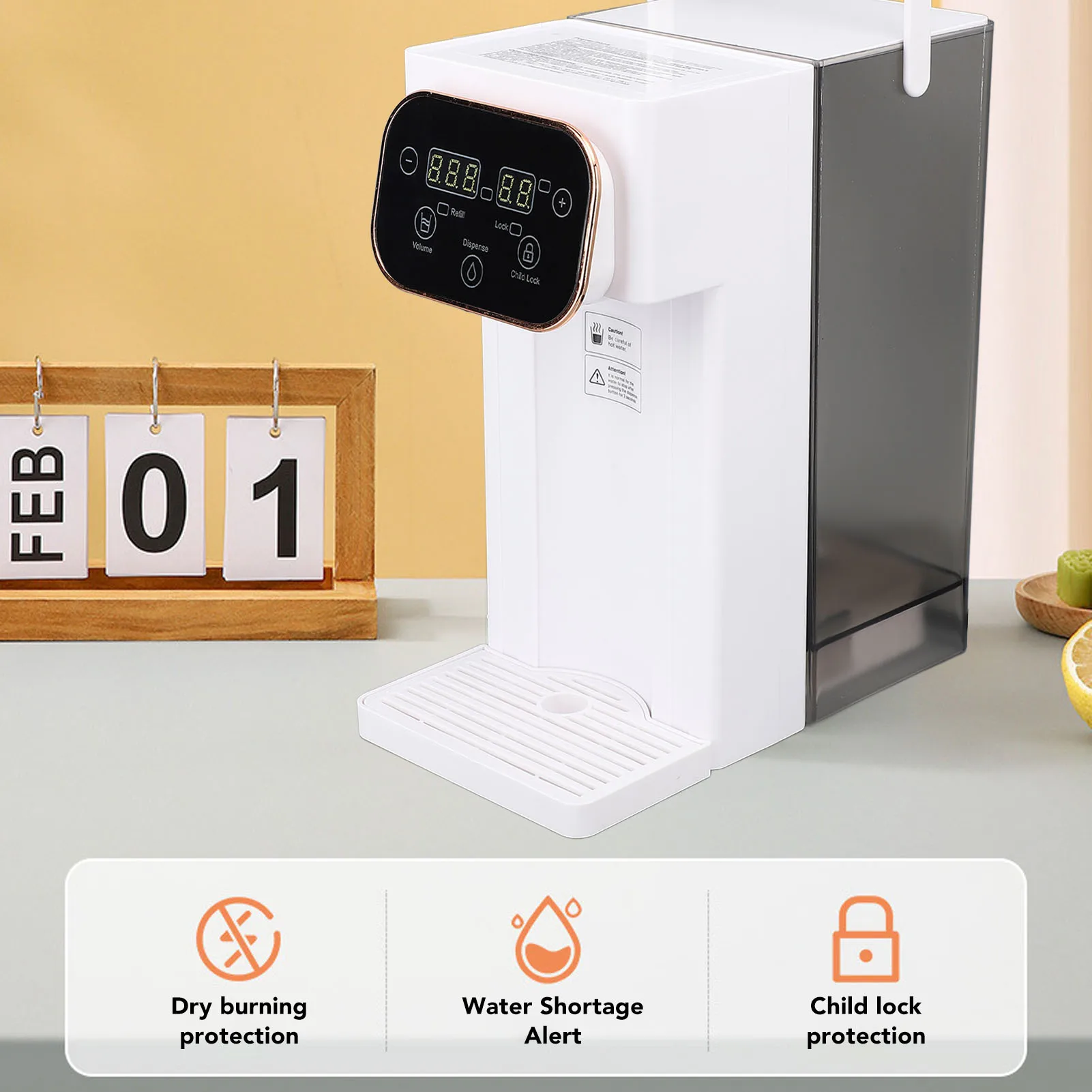Electric Kettle Cup Boiler Instant Hot Water Dispenser Bottle Drinking Water Thermal Insulation Heating Baby Milk Heater Teapot 2