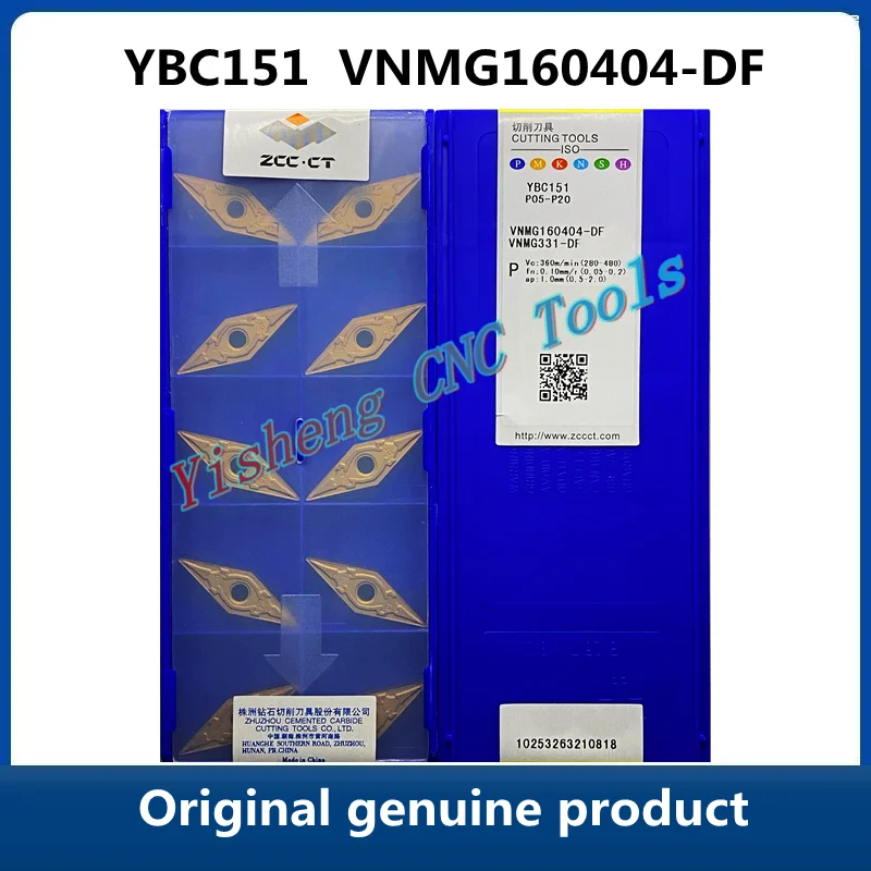 

Оригинальный оригинальный продукт ZCC CT VNMG YBC151 VNMG160404-DF YBC152 YBC251 YBC252 токарный инструмент с ЧПУ токарные инструменты
