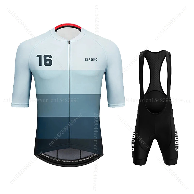 2021 SIROKO New Cycling Jersey set Men Breathable MTB Uniform Bike Clothing Quick Dry Bicycle Clothes roupa ciclismo masculino | Спорт и