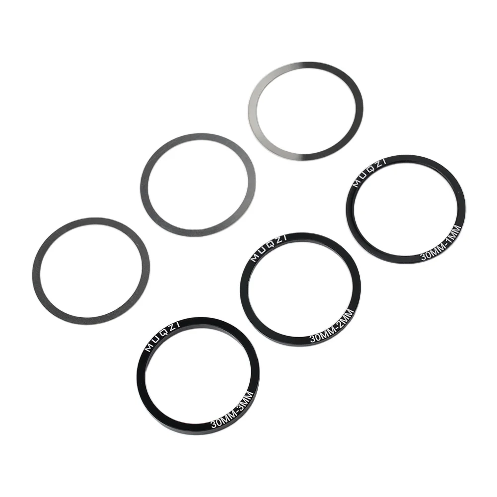 6 stücke Fahrrad Ersatzteile Tretlager Unterlegscheiben Kurbelgarnitur Unterlegscheibe 24/29/30mm Für BB86/91/92/PF30/BB30 Aluminium Legierung Spacer – Detail 17