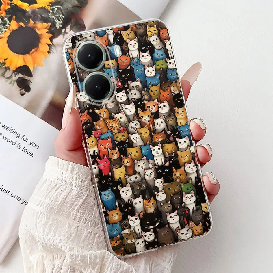 Cool Cartoon Animal Soft Silicone Clear Phone Case Cover
